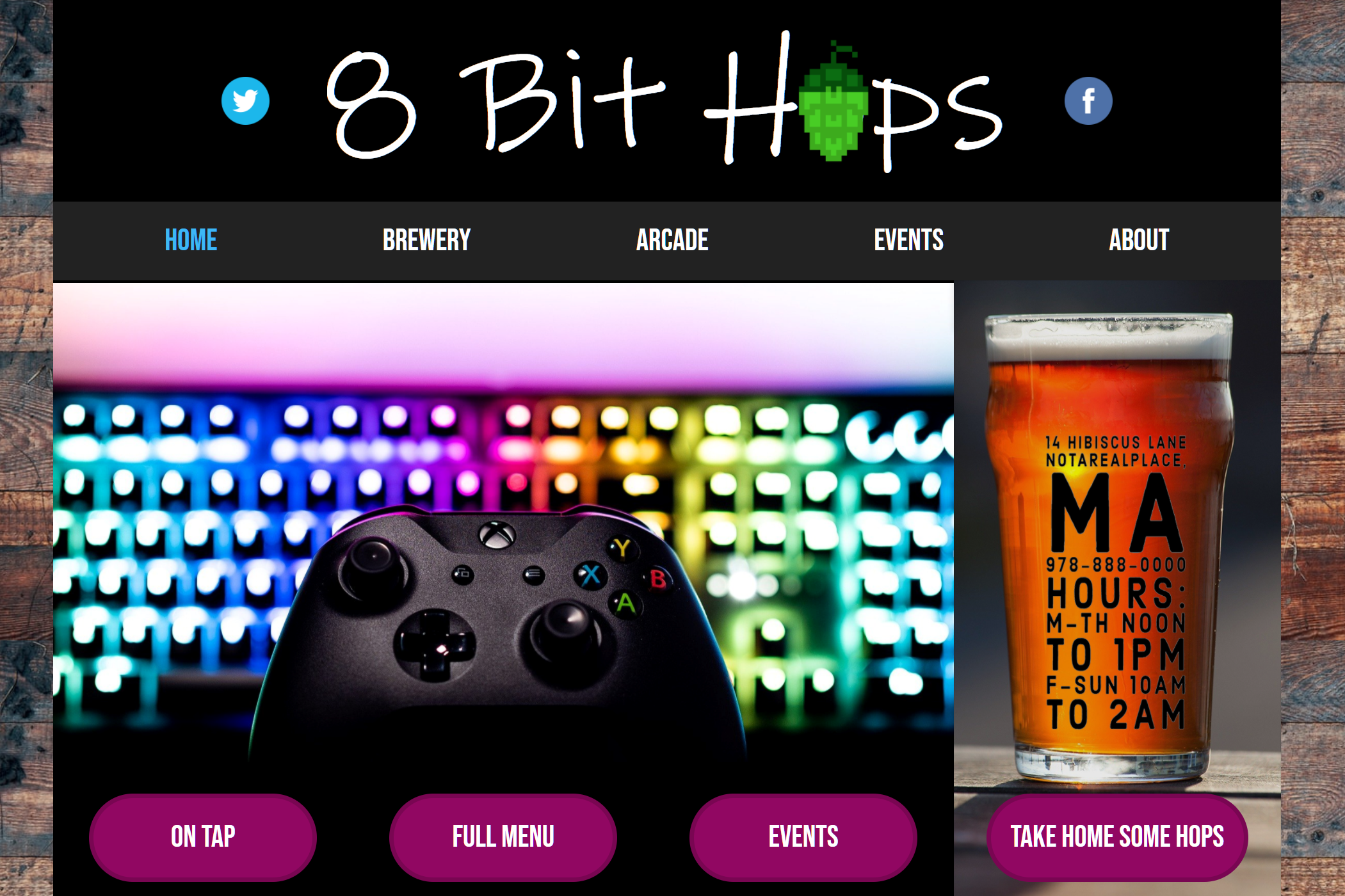 8bithops frontpage